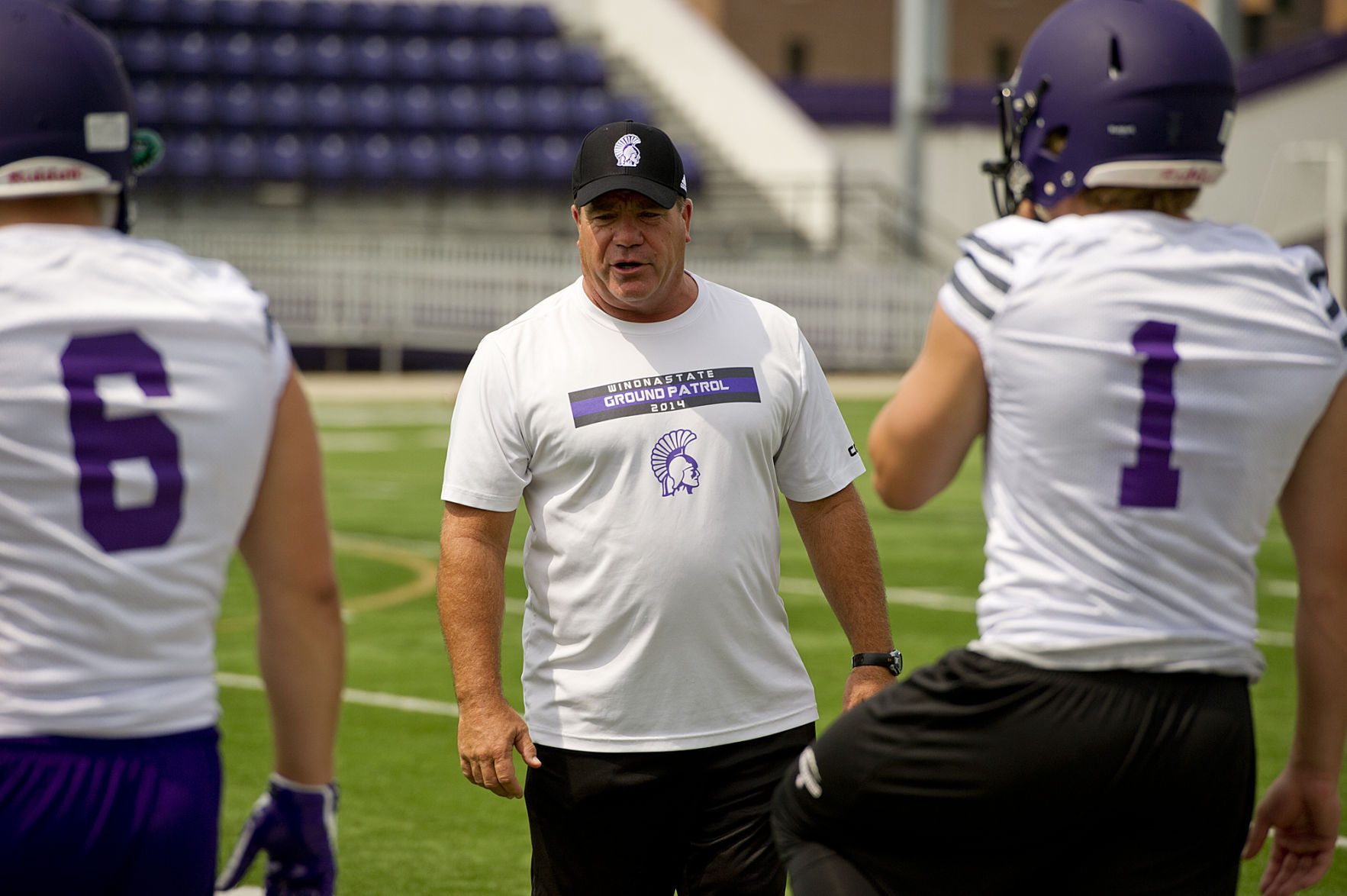 Winona State Football Practice